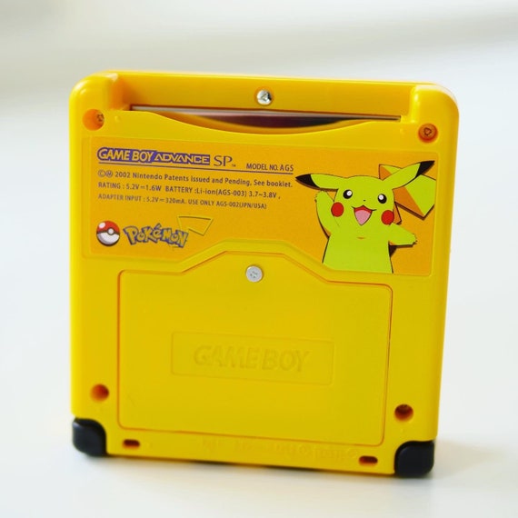 Pika Theme Ips Gameboy Advance Sp Pokemon Gameboy Etsy