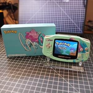 New SUICUNE Themed Gba Ips Screen Mod w/Box!