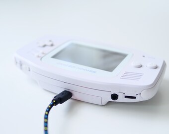 オールホワイトのゲームボーイアドバンス101またはIPSスクリーンバック