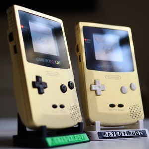 GOLD Model Gameboy Color! Custom Gbc Backlit Rechargeable Mod! Please Read, all sales Made to order
