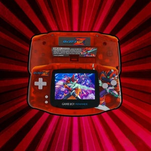 NEW Rockman Zero Z Themed GBA IPS Screen Mod w/Box!