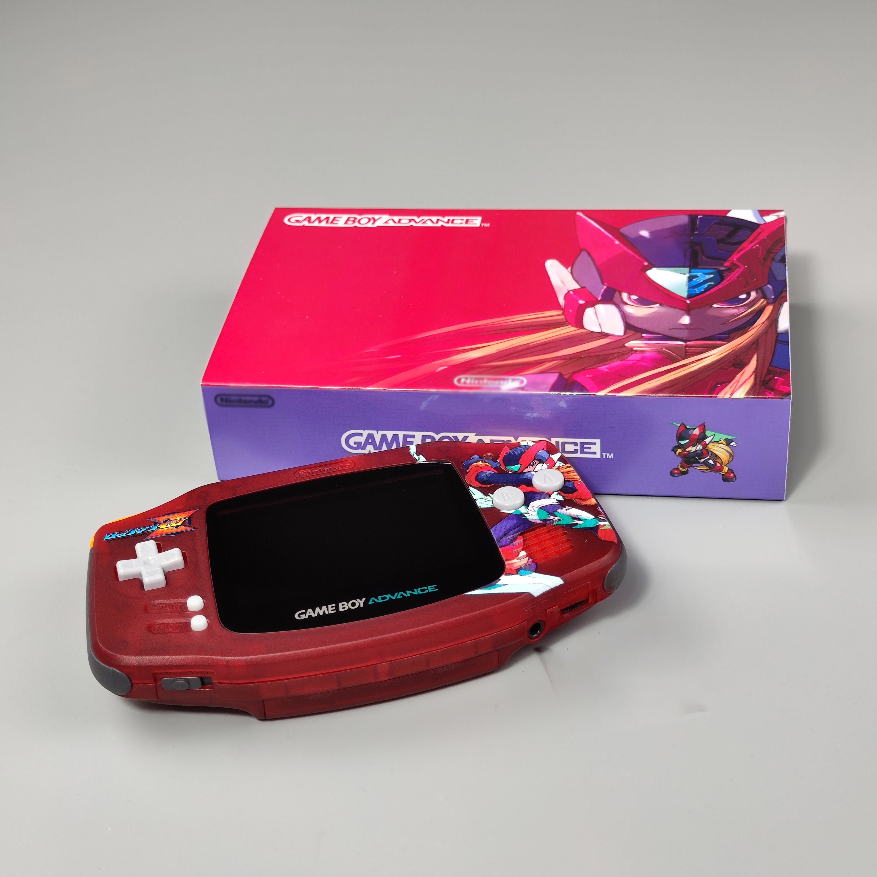 新品 ロックマンゼロZ テーマの GBA IPS スクリーン モッド