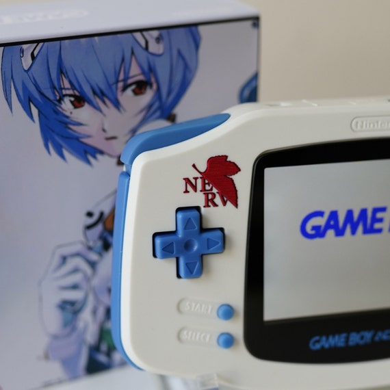 ¡Nueva pantalla IPS para Gba con temática de Evangelion de EVA-NERV y caja!
