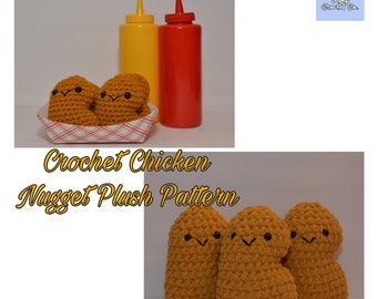 Crochet Chicken Nugget Plush **PDF PATTERN**