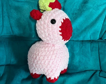 Crochet Strawberry Capybara Plushie