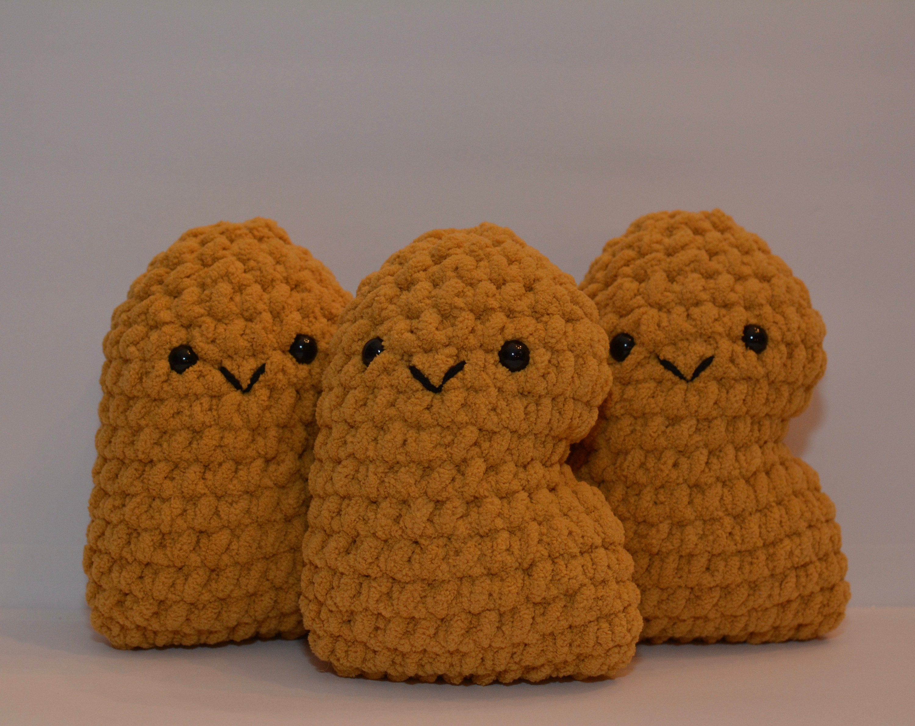 Crochet Chicken Nugget Plush PDF PATTERN - Etsy UK