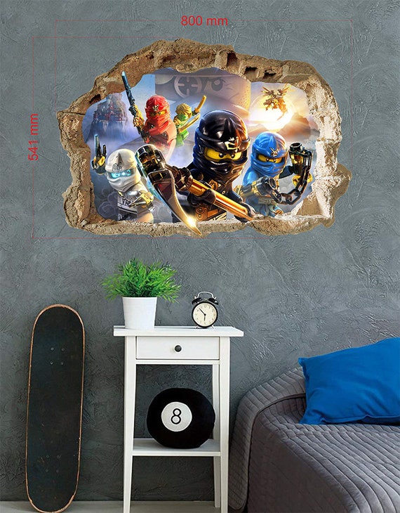 Lego Ninjago Vinilo Etiquetas De Pared Wall Decals
