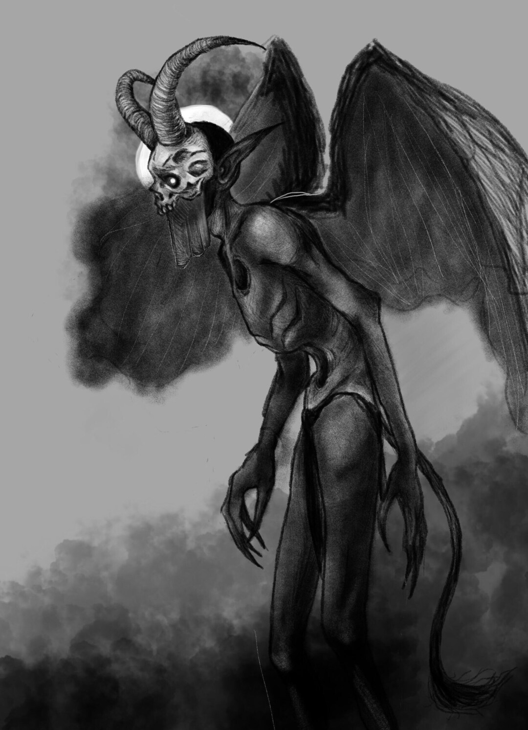 Custom Demon Commission - Etsy