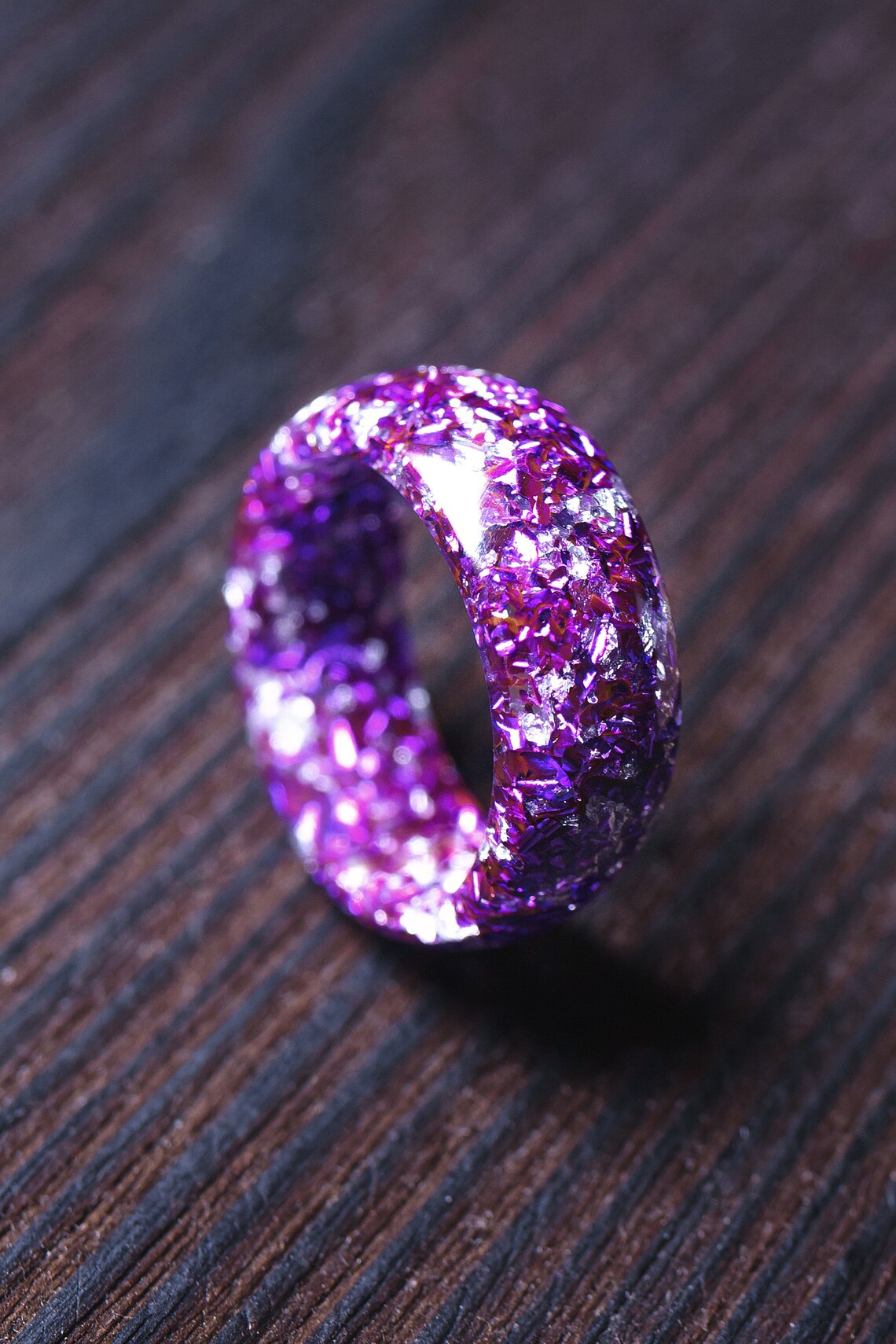 Gems epoxy handmade ring Statement ring Epoxy resin ring for Etsy