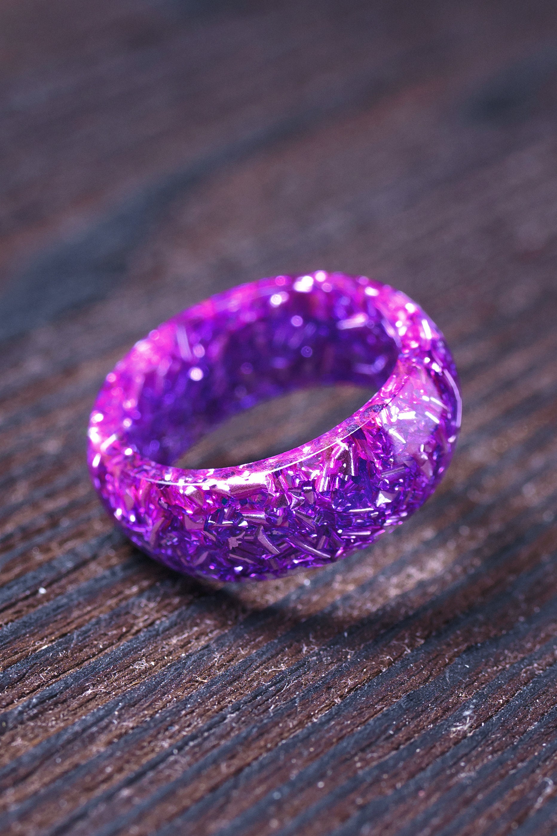 Gems epoxy handmade ring Statement ring Epoxy resin ring for Etsy