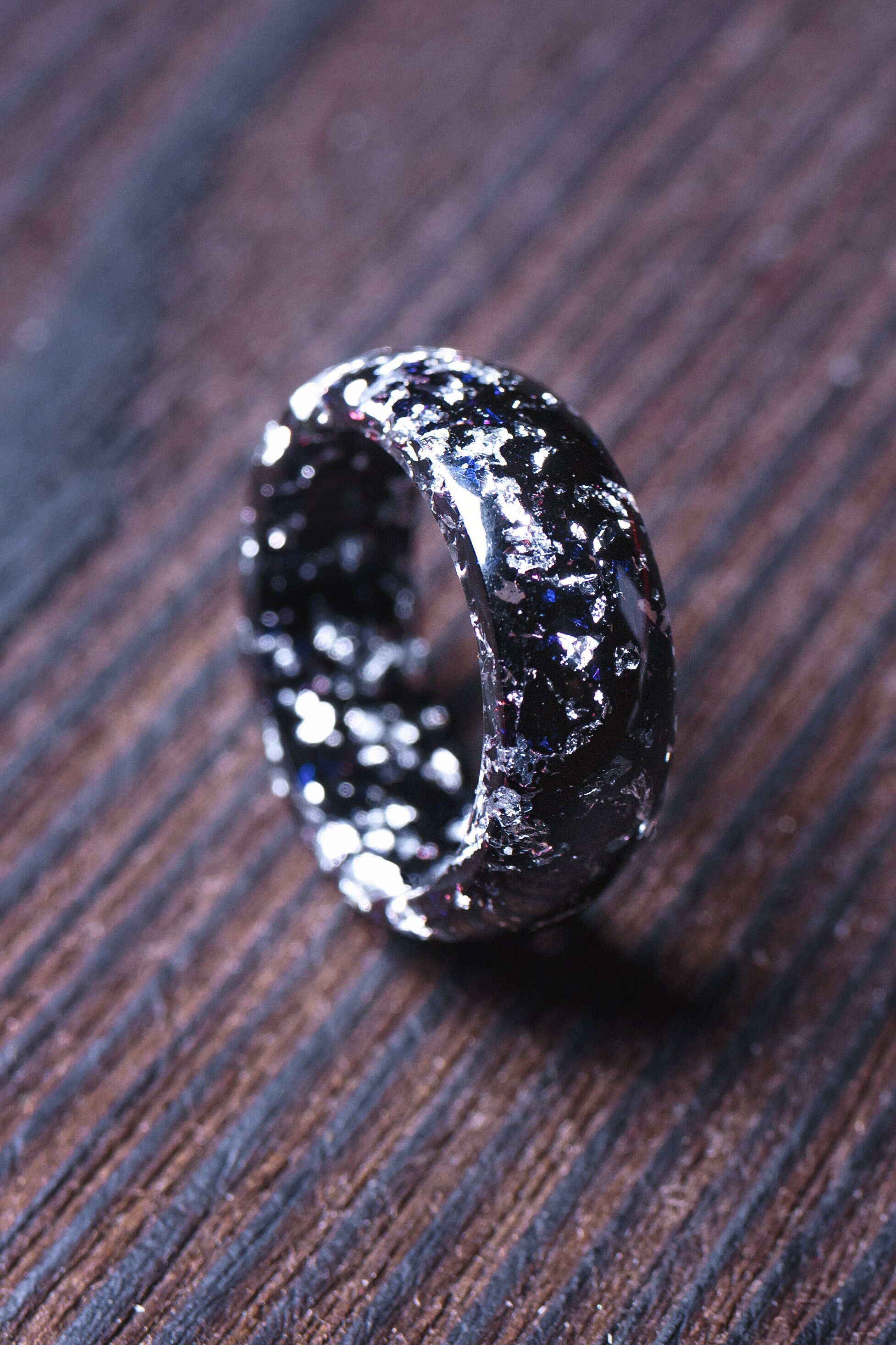 Gems epoxy handmade ring Statement ring Epoxy resin ring for Etsy