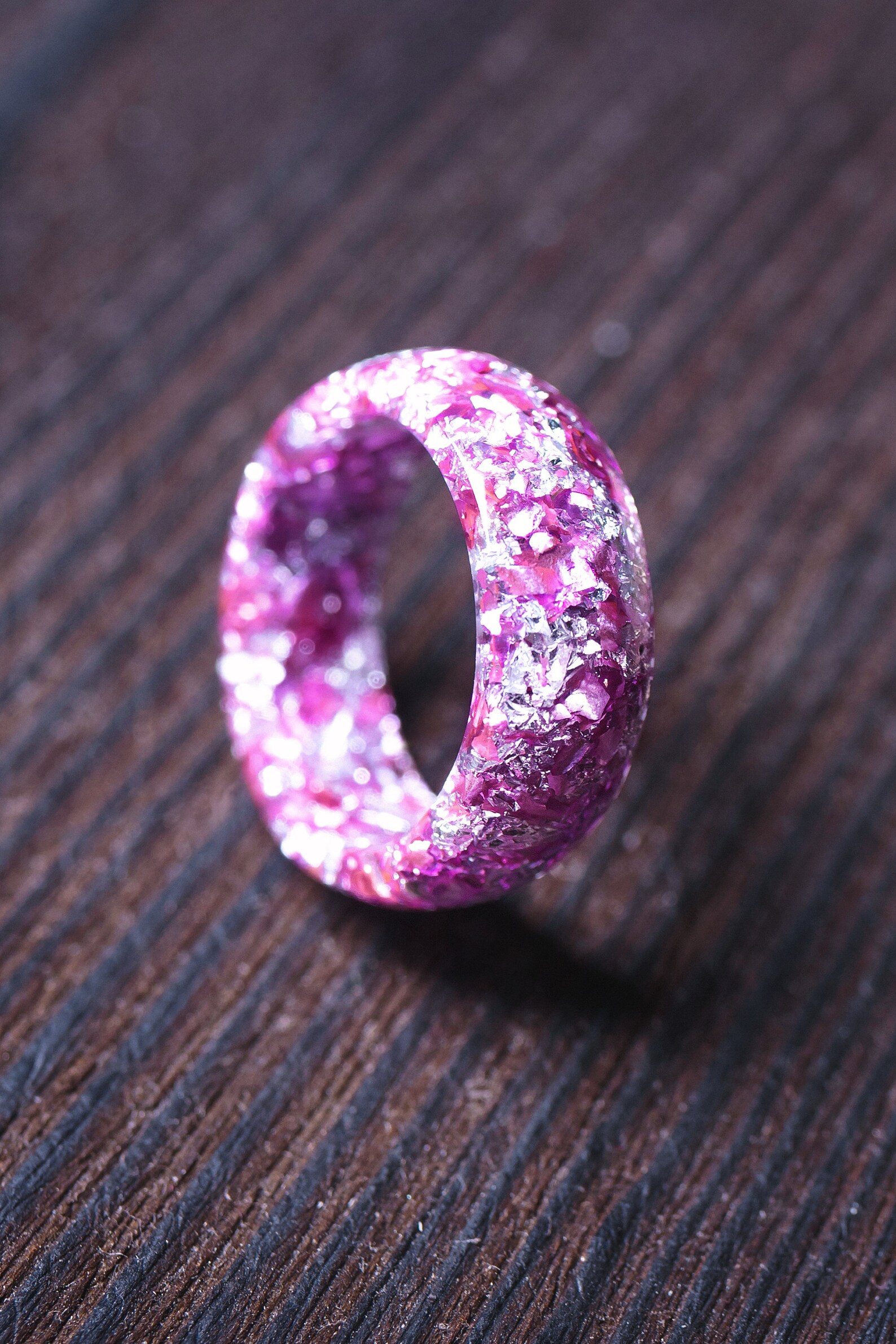 Gems epoxy handmade ring Statement ring Epoxy resin ring for Etsy
