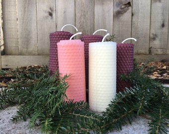 Beeswax Advent Candles