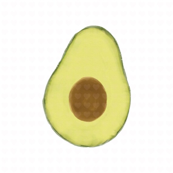 Download Avocado Png Clipart Watercolour Avocado Svg File Png Etsy PSD Mockup Templates