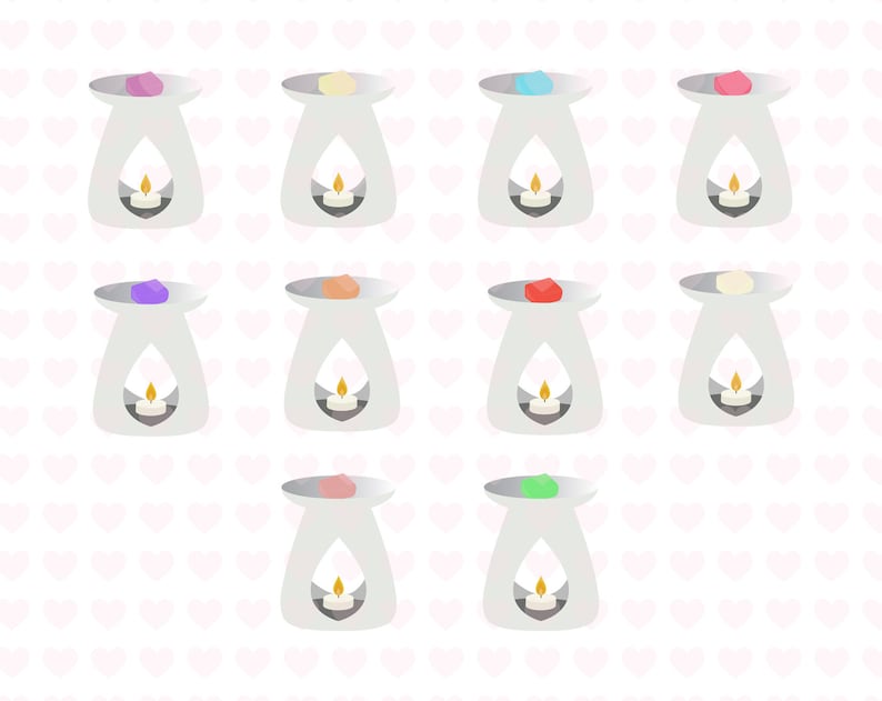 Wax Melt Clipart Wax Burner PNG File Wax Melt Pack Clipart