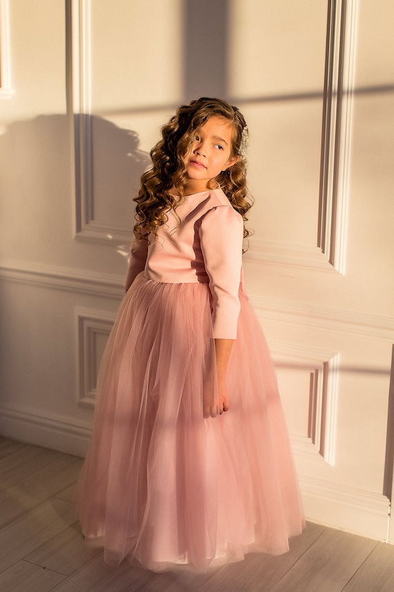 Childrens gold bridesmaid clearance dresses