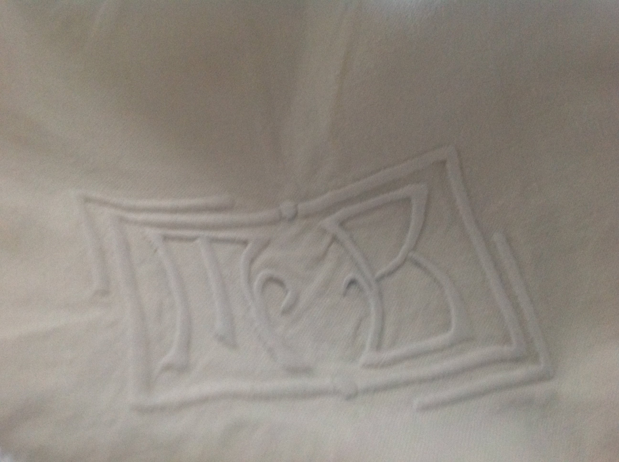 Traversin Brodé Monogramme Mb