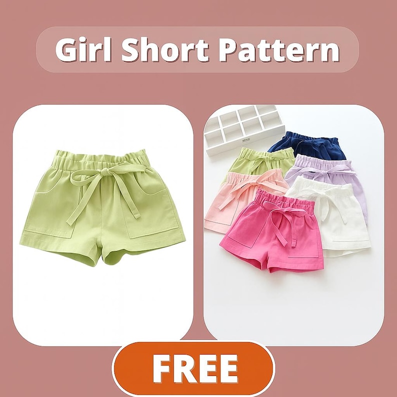 Patrón de costura para conjunto de top, pantalón y short, patrón para niños, patrón de mono, patrón para principiantes, patrón de costura para bebés y niños pequeños/679 Nora imagen 9