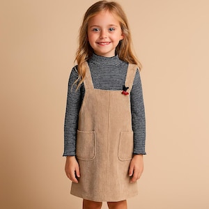 pinafore dress Sewing Pattern for Kids,Dress Pattern, Summer Dress Pattern, Beginner Pattern, Sewing Pattern Toddlers,Baby Pattern