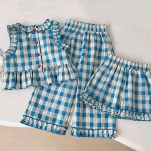 Completo top, pantaloni e pantaloncini - Cartamodello per bambini, Cartamodello per tuta, Cartamodello per principianti, Cartamodello per neonati, Cartamodello per bambini piccoli/679 Nora