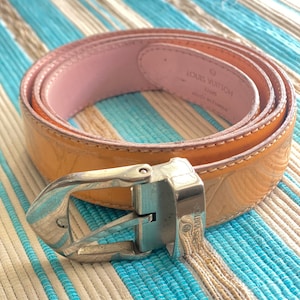 Vintage Louis Vuitton Belt28 Brown LV Beltclassic Monogram 