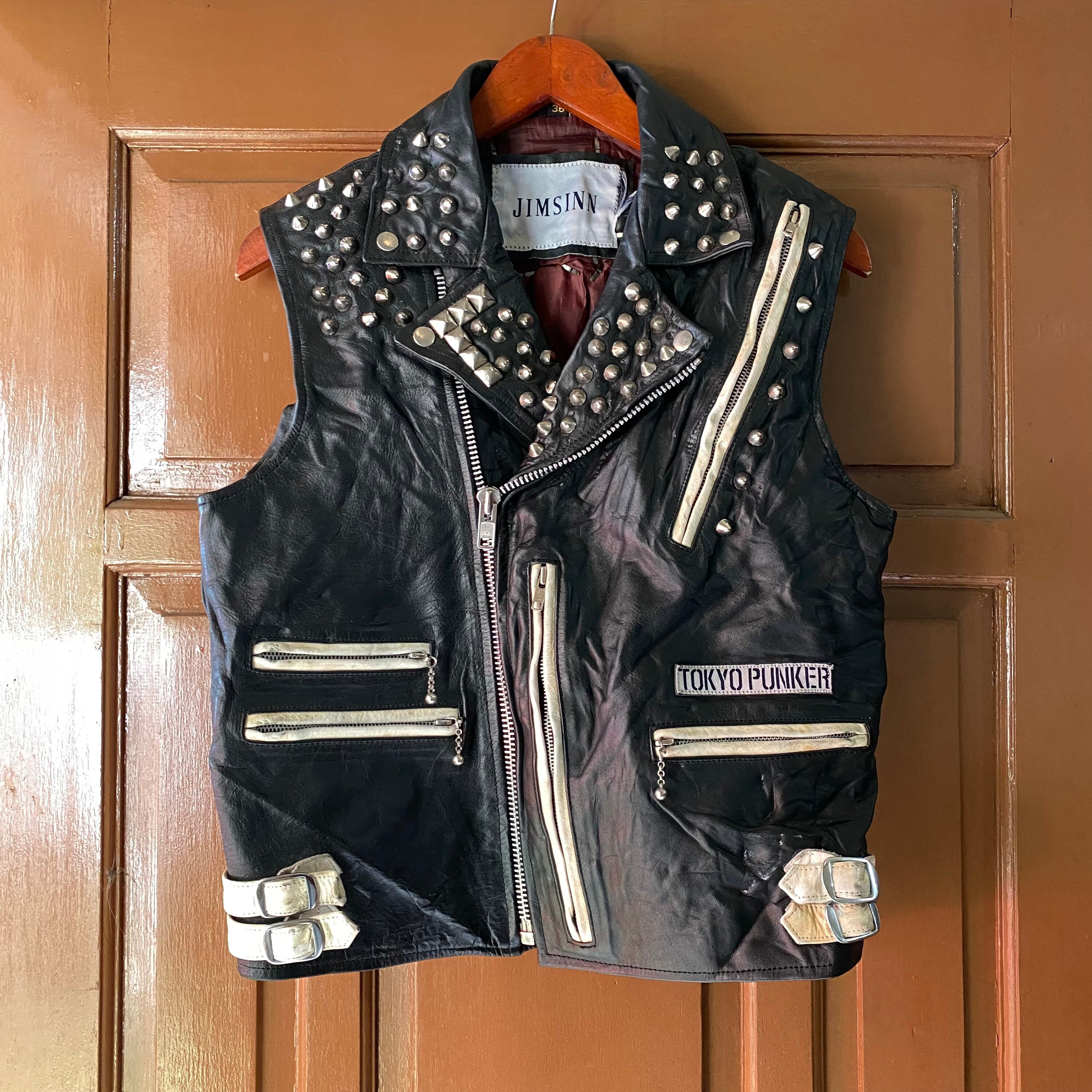 JIMSINN TOKYO PUNKER レザー ライダースジャケット