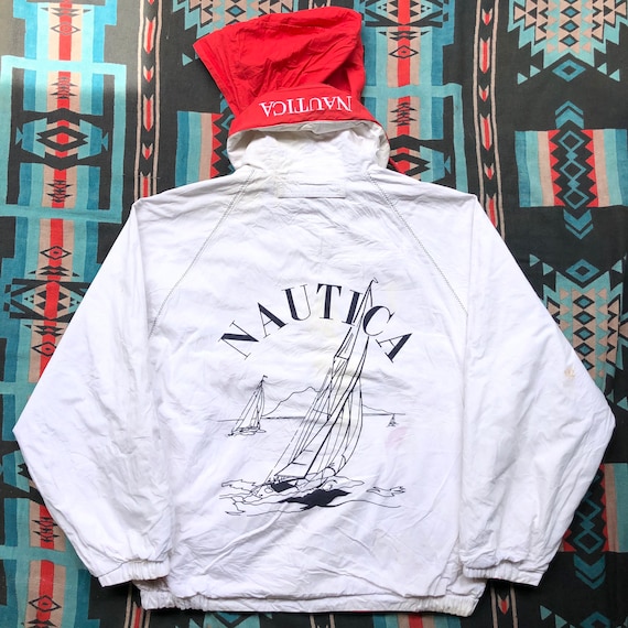 Vintage 90's Nautica Yachting Sailing Reversible J