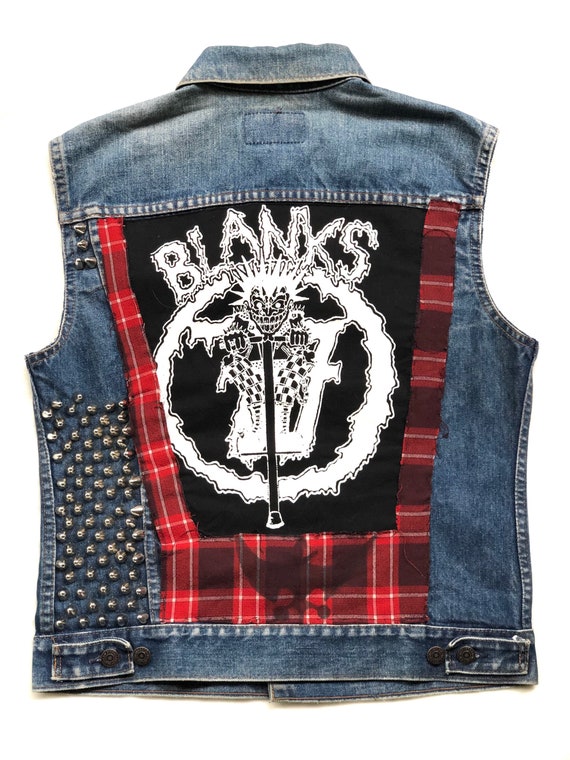 Vintage 80's Levis Red Tab Studded Punk Rock Patch