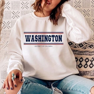 Washington D.C Sweatshirt - Washington Crewneck - sweater - shirt - woman - man -vintage