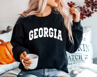 Georgia Unisex Sweatshirt - Georgia crewneck - Georgia sweater - Georgia shirt - Georgia hoodie - woman - man - vintage