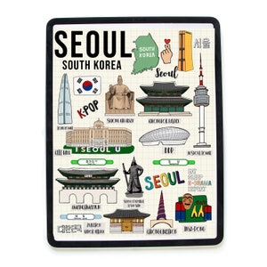 seoul, seoul clipart, digitaler Aufkleber, clipart, koreanische Aufkleber, koreanische Kunst, seoul art, seoul art, seoul sticker,