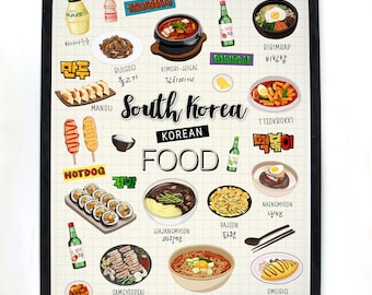 korean food sticker etsy