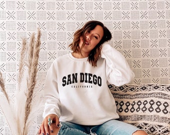 San Diego Sweatshirt -San Diego crewneck - San Diego sweater - San Diego shirt - San Diego hoodie - San Diego vintage - woman - man
