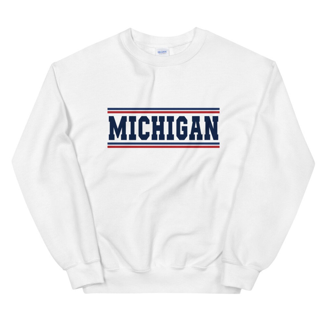 Michigan Sweatshirt Michigan Crewneck Michigan sweater Etsy