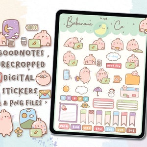 Work Day Digital Stickers | Goodnotes Stickers | Cute Hand Draw ...