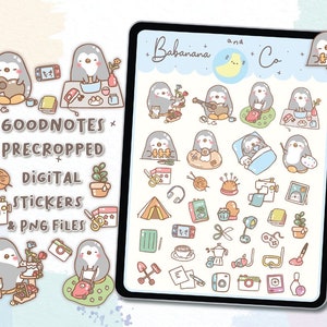 Hobbies Digital Stickers | Goodnotes Stickers | Cute Hand Draw | Digits ...