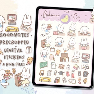 Cute Hand Drawn Back to School Digital Stickers | Goodnotes Stickers ...