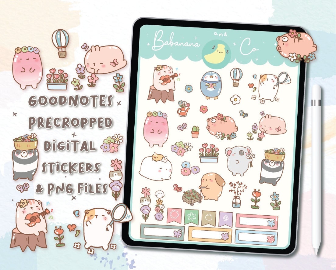 Fresh Day Digital Stickers | Goodnotes Stickers | Cute Hand Draw ...