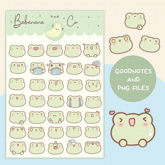 Mood digital stickers | Goodnotes Stickers | Cute Hand Draw | Digits Stickers,  planner | kawaii | precropped png
