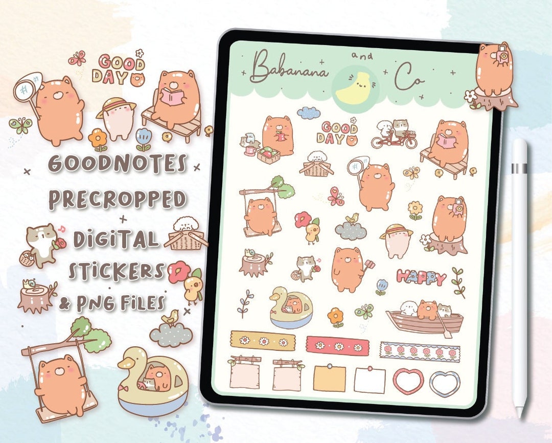 Good Weather Digital Stickers | Goodnotes Stickers | Cute Hand Draw ...