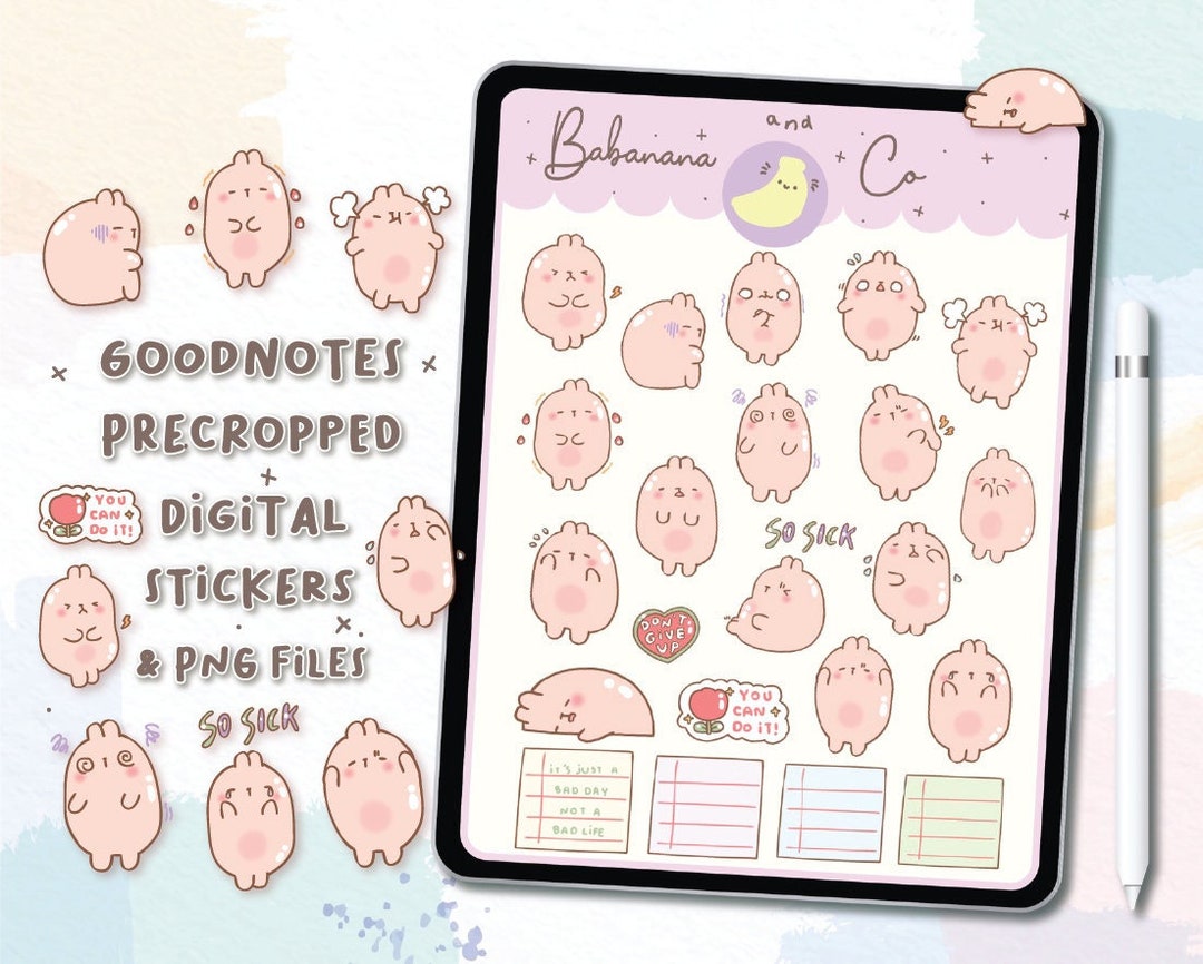 Not My Day Digital Stickers | Goodnotes Stickers | Cute Hand Draw ...