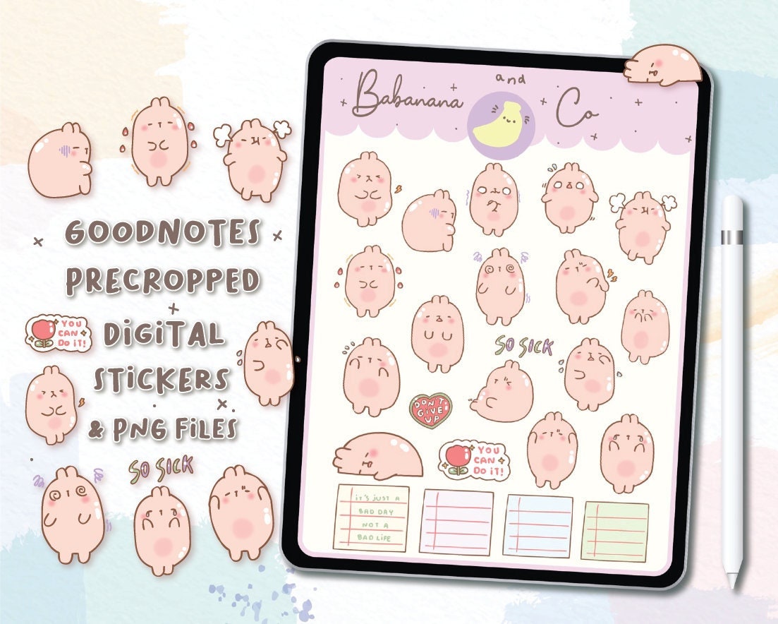 Not My Day Digital Stickers | Goodnotes Stickers | Cute Hand Draw ...