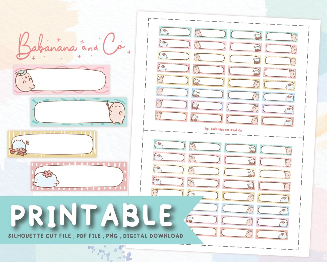 Bullet Journal Doodle Boxes,digital Stickers,hand Drawn Design ...