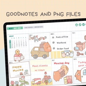 Cute Hand Drawn Moving Digital Stickers | Goodnotes Stickers | Digits ...
