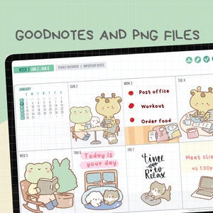 Cute Hand Drawn My Day Digital Stickers | Goodnotes Stickers | Digits ...