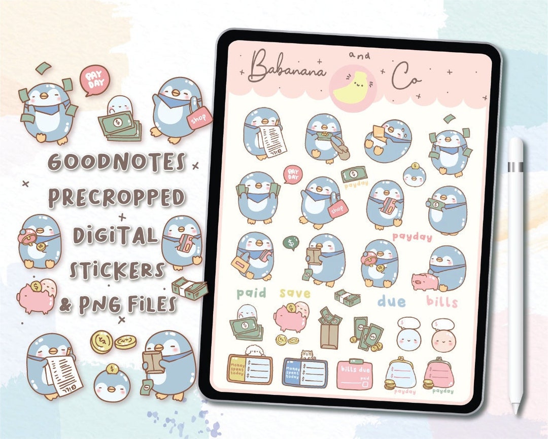 Pay Day Digital Stickers | Goodnotes Stickers | Cute Hand Draw | Digits ...