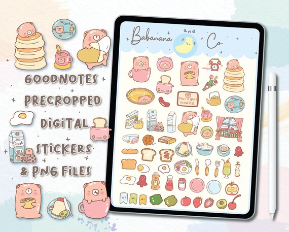 Cute food Digital sticker