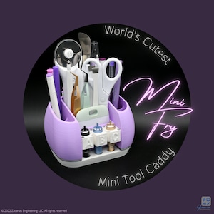 Mini Fry Tool Caddy – Der weltweit süßeste Mini Cricut® Werkzeughalter oder Organizer für Cricut® Essential Werkzeugset und mehr