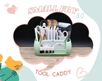 Small Fry 3.0 - Tool Caddy® / Tool Holder or Organizer for Matching Cricut Explore® 3 for Cricut® Essential Tool Set and Much More