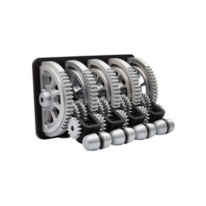 Toggle Quad Ready-to-Ship Steampunk Light Switch Assembly / 33 Gears, 4 Levers, 2-Piece Handles & Cover / 3D Printed Light Switch